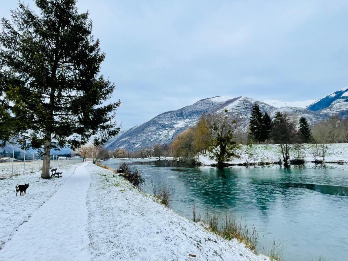 Duplex Du Pailhet, T3 Neuf, Vue Montagne, Parking, Navette Et 2 Velos A Disposition Gratuitement Bagneres-de-Luchon Экстерьер фото