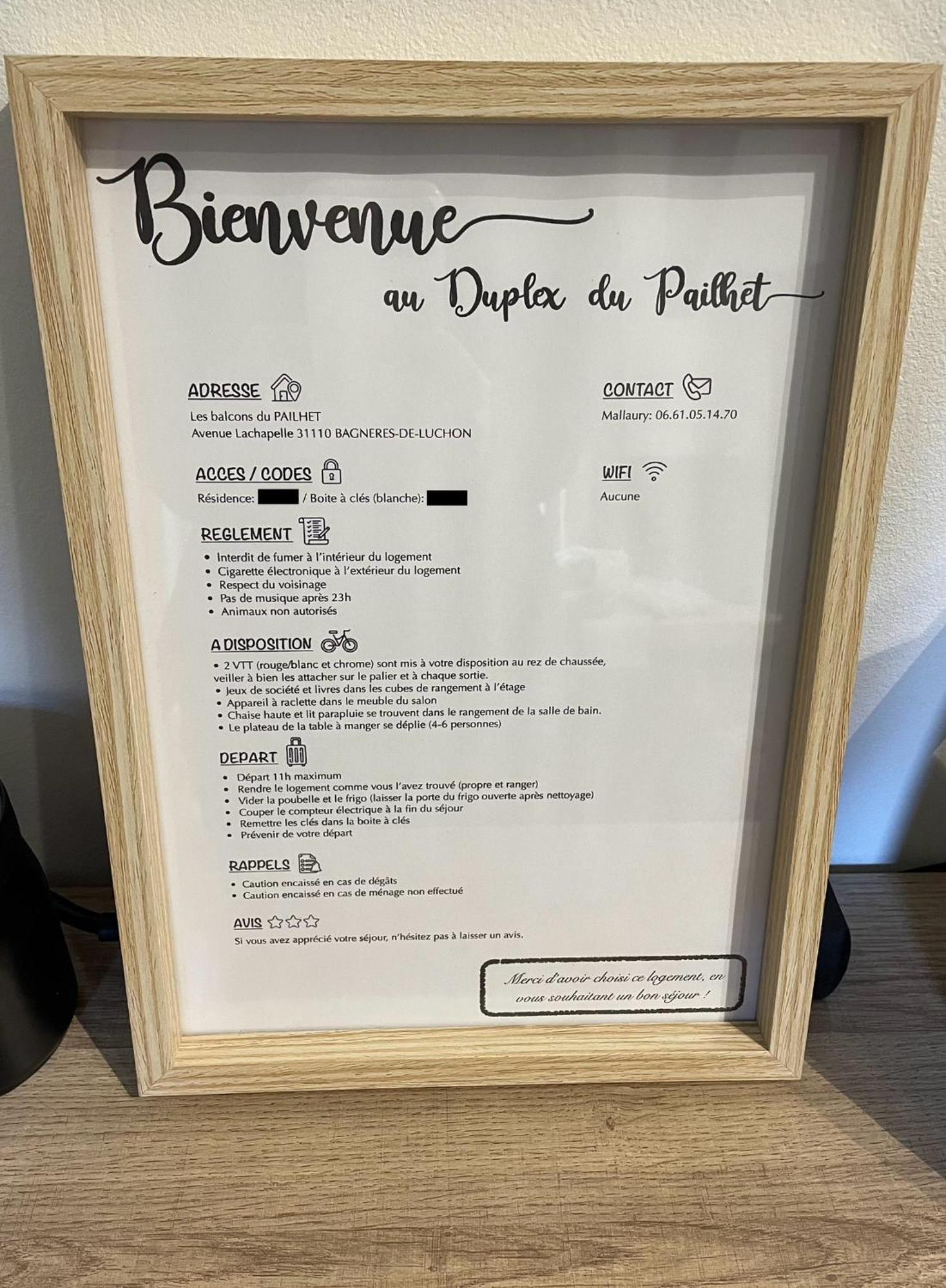 Duplex Du Pailhet, T3 Neuf, Vue Montagne, Parking, Navette Et 2 Velos A Disposition Gratuitement Bagneres-de-Luchon Экстерьер фото